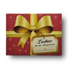 Losbox für die Hochzeit mit