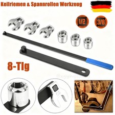 Keilrippenriemen Werkzeug 8tlg Gegenhalter Montage Keil-Riemen-Spanner Satz
