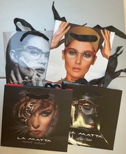 30 LA MATTA Papiertragetaschen mit Kordel unterschiedliche Designs  Tüte