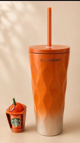 Starbucks orange edelstahl - starbucks,
