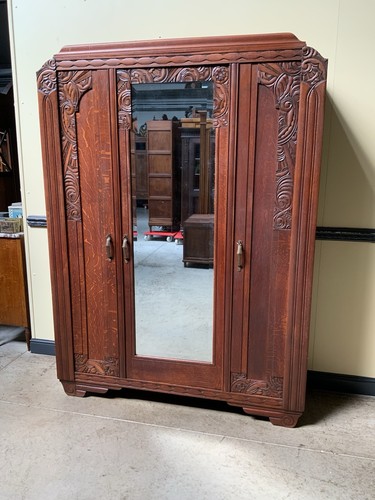 Antik kleiderschrank - -,