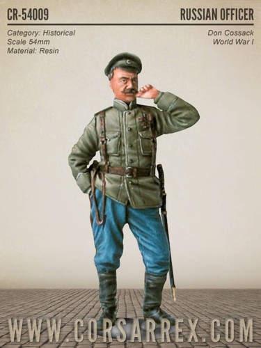 Russian officer don - russian, cossack
