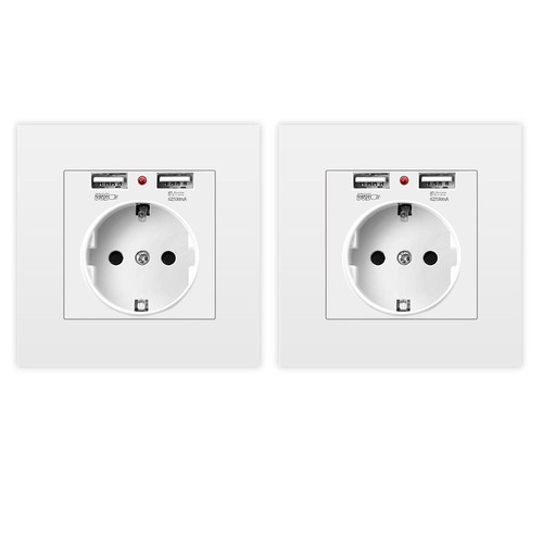 Steckdose einbausteckdose - 2x,