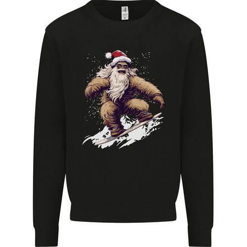 Snowboard yeti weihnachten - snowboard,