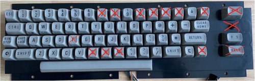 Commodore c16 tastatur tasten - c16,