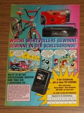 Seltene Werbung vintage CASIO TV-410 LCD Pocket Color Fernseher Miami Vice 1990