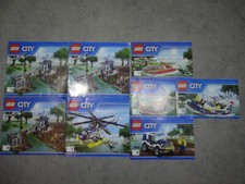 Lego Orig.Bauplan Anleitung Instruktion Polizei Ranger Station 60069 u.A gut kg