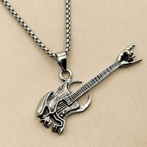 Herren halskette gitarre - herren,