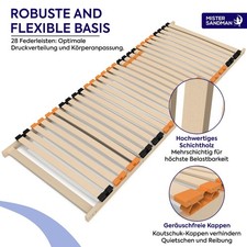 Lattenrost verstellbar mit 28