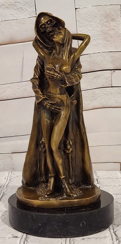 Bronze skulptur frau - nackt, mit