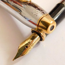 Cross Townsend Medalist Chrom Füllfederhalter Medium Feder USA