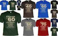 Angler Geburtstag T-Shirt - lustiges Sprüche Shirt Angelsport - 30 - 70 Jahre
