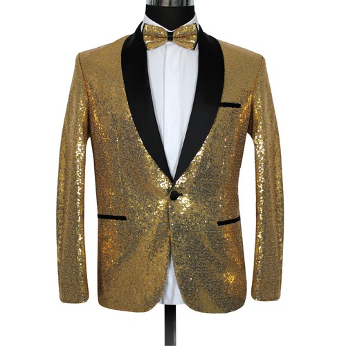 Slim fit smoking pailletten - fit,