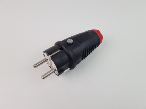 Pce schuko gummi stecker - pce,