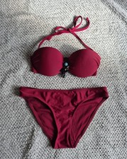 Bikini Hunkemöller Rot Bandeau S 70A