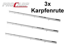 3x Pro Carp Karpfenrute Set
