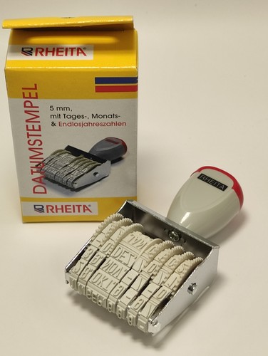 Datumstempel datum stempel 5mm - datumstempel,