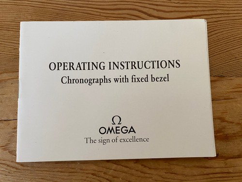 Omega watch instructions - omega,