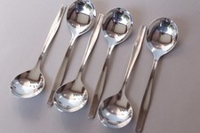 WMF Frankfurt Cromargan 6 Tassenlöffel 16,5 cm Besteck Sahnelöffel