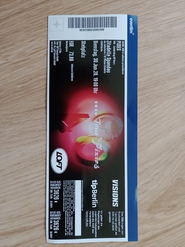 Konzertkarte pixies 2026 - konzertkarte,