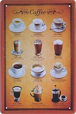 Blechschild Lustiger Kaffee