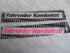 Fahrender Kondomat Autoaufkleber Sticker Fun Spass lustige Sprüche OVP