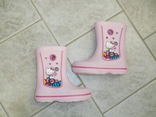 Crocs Gummistiefel rosa Hello Kitty Gr. J1 ca. 32/33 Schuhe J 1 Sanrio