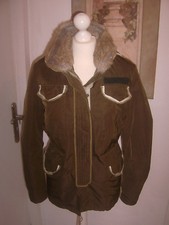MANDO Italy Parka Winterjacke Rabbit Kaninchen Echtfell It.Gr.40, dt.36 wNEU