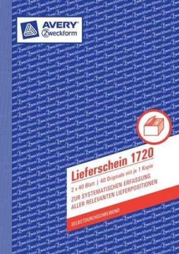 Avery zweckform lieferschein - avery,