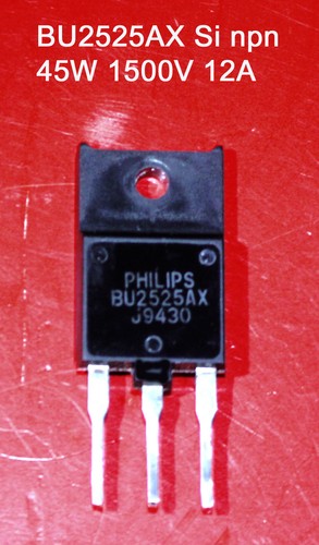 Bu2525ax npn 45w 1500v 12a - bu2525ax,