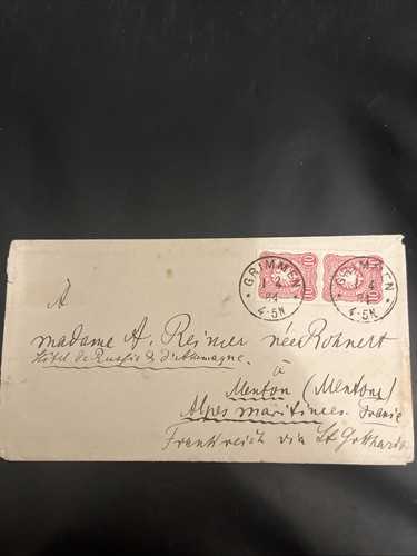 Auslands brief mef pfennig - auslands,