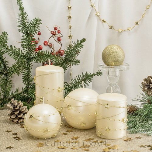 Stumpen kugel kerzen - stumpen,