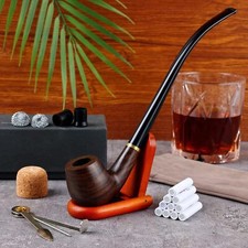 Handgefertigte Holzpfeife Set