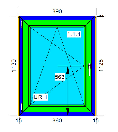 Neu fenster pvc - pvc, veka
