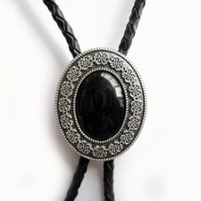Vintage Bolo Tie, Schwarzer