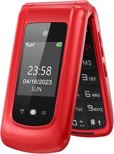 Seniorenhandy klapphandy rot - klapphandy,
