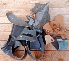Leder und Kunstlederreste von schuhen Basteln upcycling
