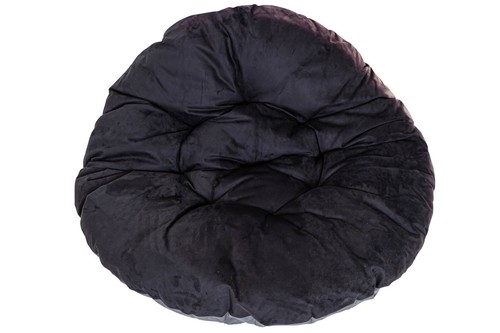 Rundkissen papasan schwarz - rundkissen,