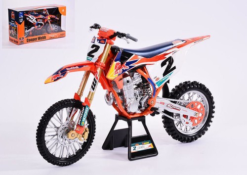 New ray moto cross red - 1/6,