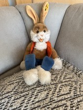 Steiff Joggi Lulac Mit Blaue Hose Orange Weste Knopf Im Ihr Top Zustand