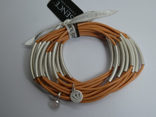 Armband leder lachs sence - armband,