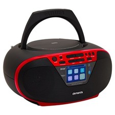 Aiwa Tragbarer Ghettoblaster (CD/DAB+/MP3/BT-Player) rot
