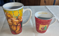 2 Kaffee Tassen Becher Weihnachten
