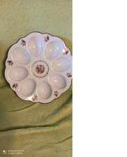 Eierplatte Porzellan Bohemia