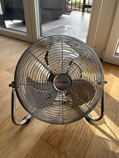 BRANDSON Windmaschine Retro M (35cm, Chrom) - gebraucht, voll funktionsfähig