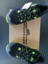 Neu Moorhead Jungen outdoor Schuhe Schnürung Größe 31 Schwarz Gelb mit Karton