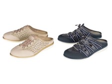 Damen Sabots Footflex Schlappen Pantoletten Clogs Slipper Sandalette 38 39 40 41