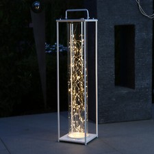 LED Solar Glas Laterne mit