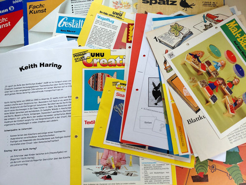 Stapel arbeitsblätter und - arbeitsblätter,