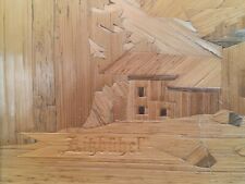 intarsien holzbild, Kitzbühel